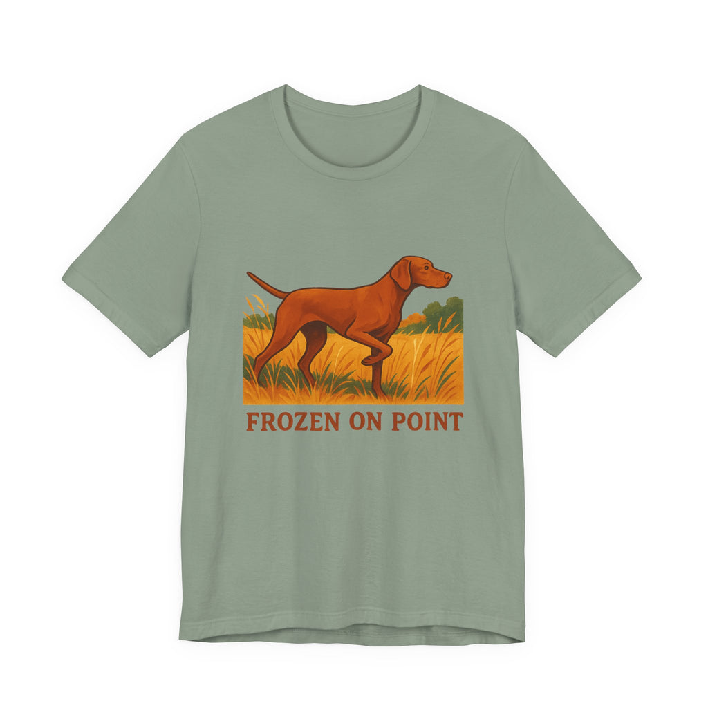 Vizsla Frozen on Point Tee