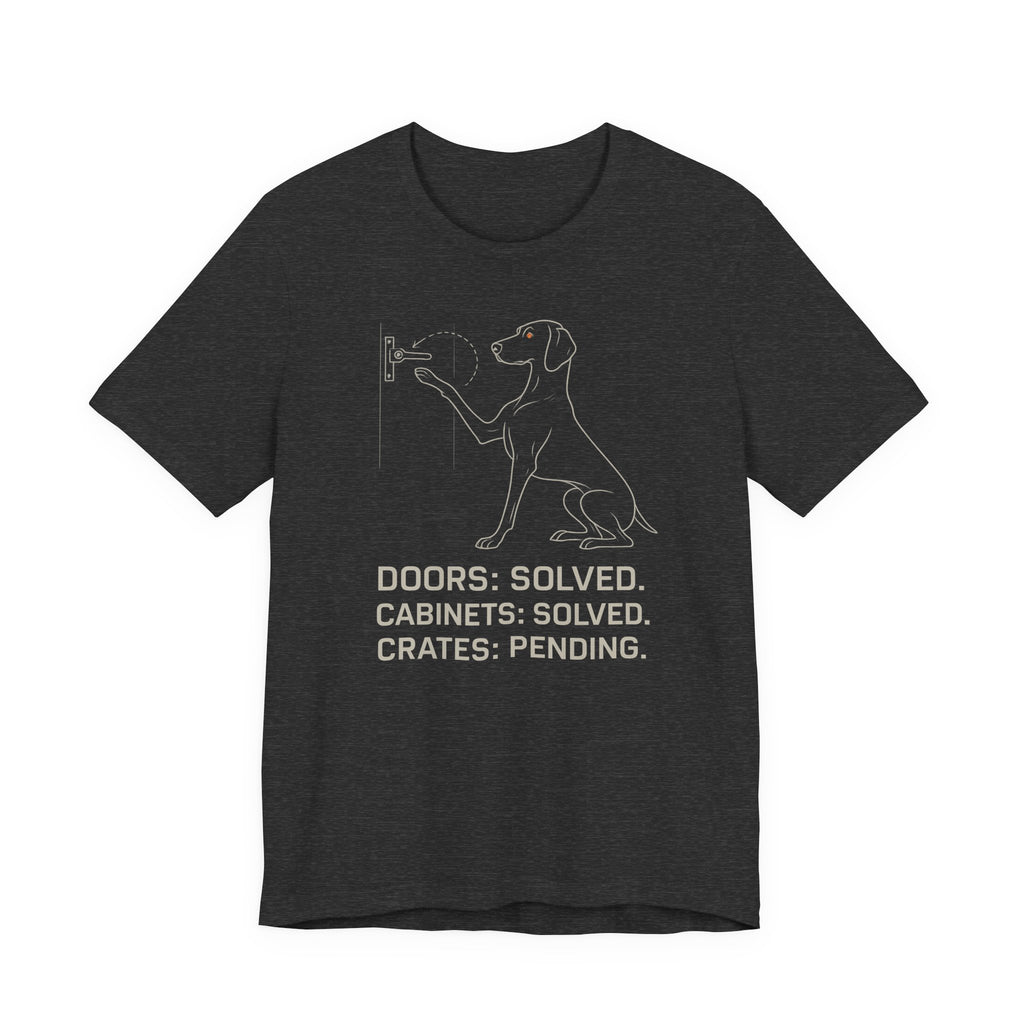 Weimaraner Doors Solved Tee