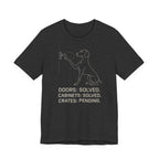 Weimaraner Doors Solved Tee