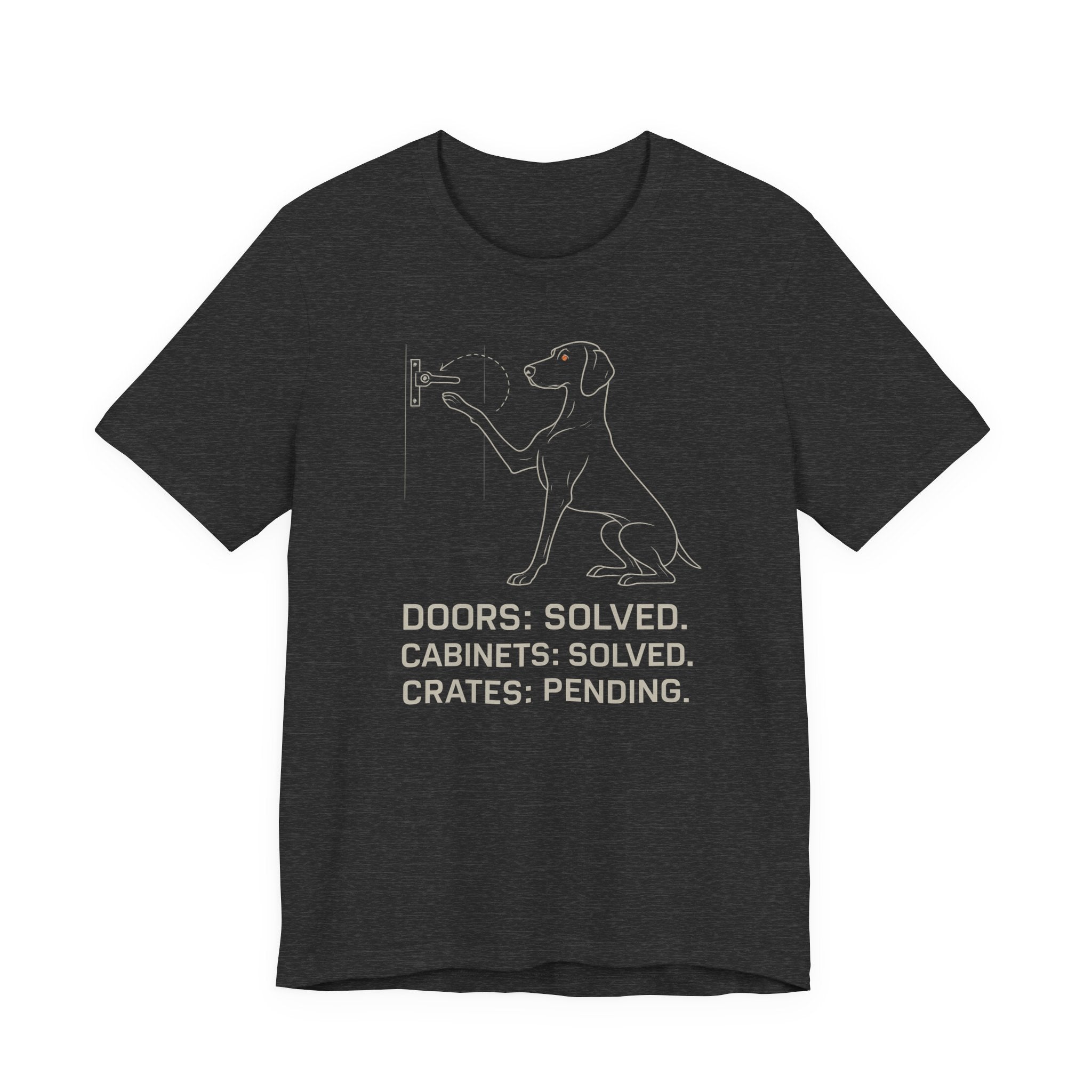 Weimaraner Doors Solved Tee