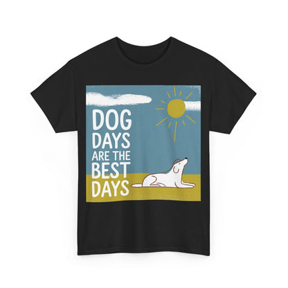 Dog Days Unisex Tee, Casual Summer Shirt, Pet Lover Gift, Beach Day Wear, Dog Enthusiasts Apparel T-Shirt