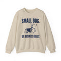 Big Business Energy Corgi Sweatshirt in Sand