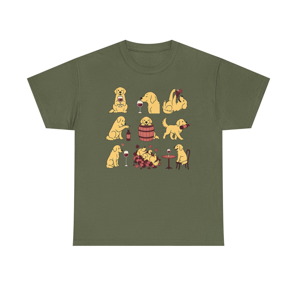 Sommelier Golden Retriever T-Shirt