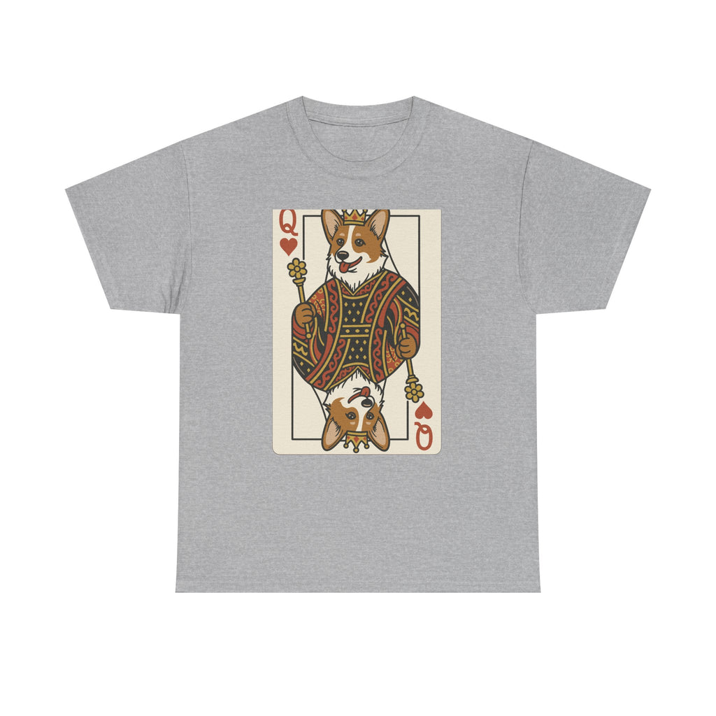Corgi Queen Playing Card T-Shirt