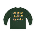 Quilting Lab's Daydream Long Sleeve Tee in Forest Green