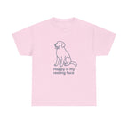 Happy Is My Resting Face - Funny Chocolate Lab Tee