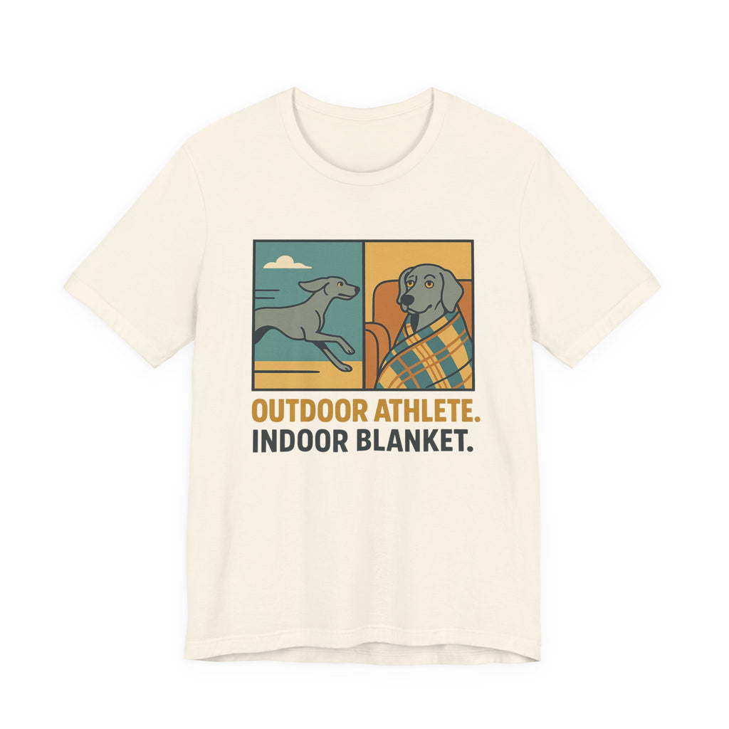 Weimaraner Outdoor Athlete Indoor Blanket Tee