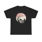 Asian Landscape With Poodle Silhouette T-Shirt