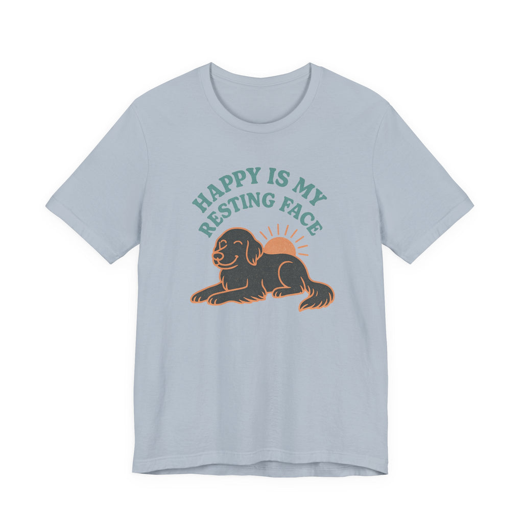 Flat-Coat Happy Is My Resting Face Tee