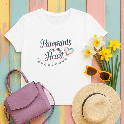 Pawprints on my Heart Graphic Tee product