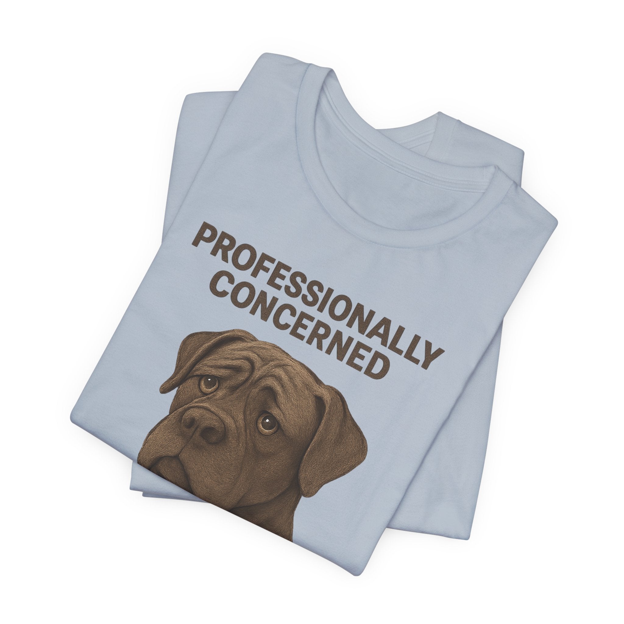 Cane Corso Professionally Concerned t-shirt, view 2
