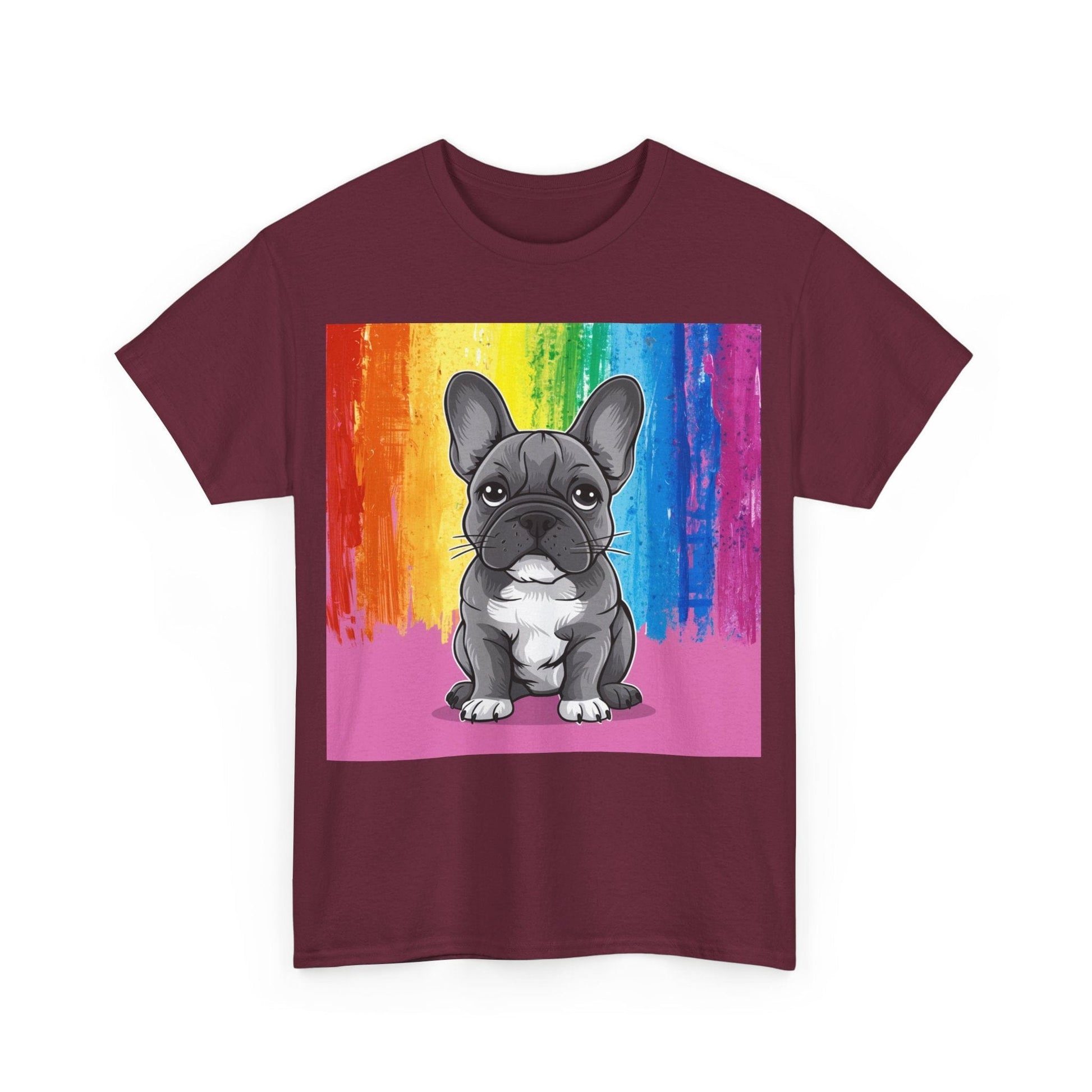 French Bulldog Rainbow Tee T-Shirt