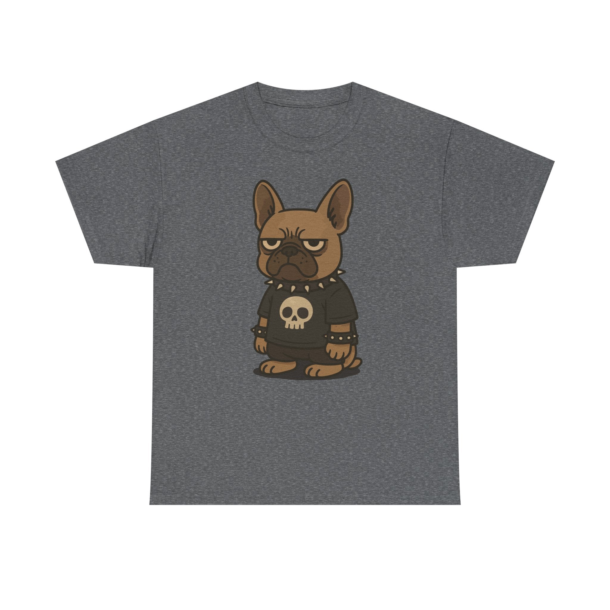 Punk Goth French Bulldog T-Shirt Graphic T-Shirt