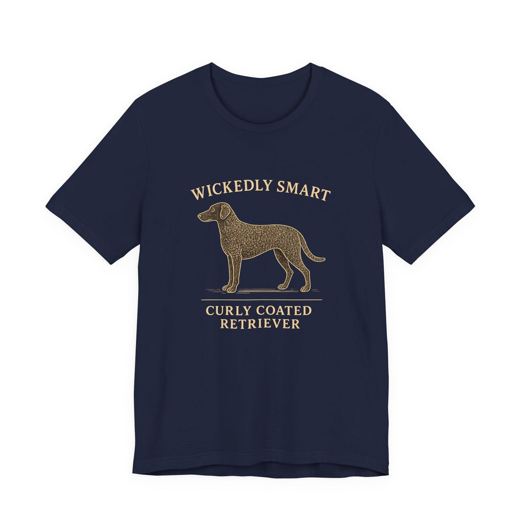 Curly-Coated Retriever Wickedly Smart Tee