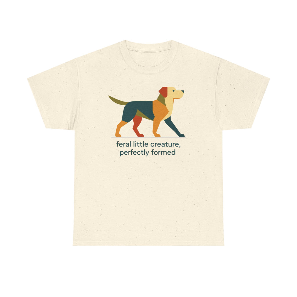 Feral & Formed Abstract Yellow Lab T-Shirt