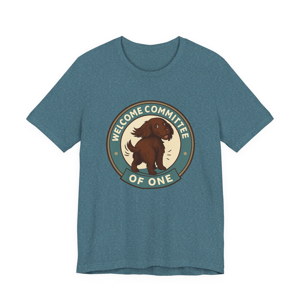 Boykin Spaniel Welcome Committee of One Tee