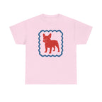 French Bulldog in Decorative Border Graphic Design T-Shirt