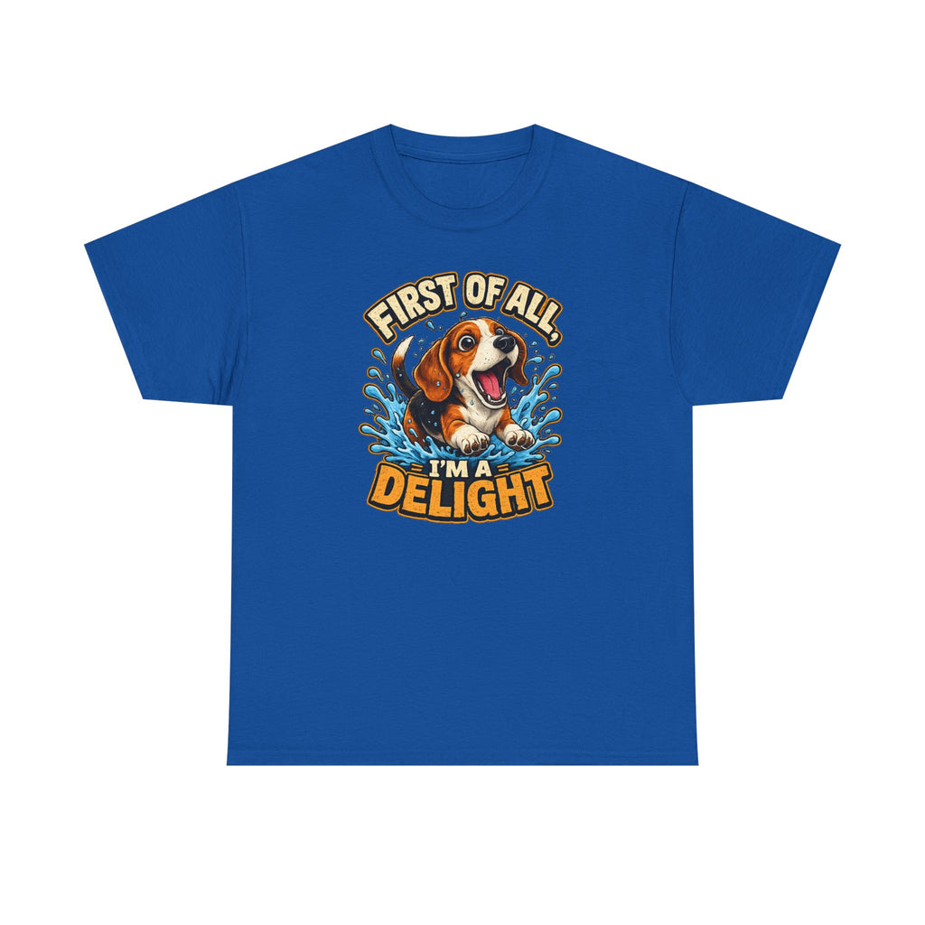 Delightful Beagle Splash T-Shirt