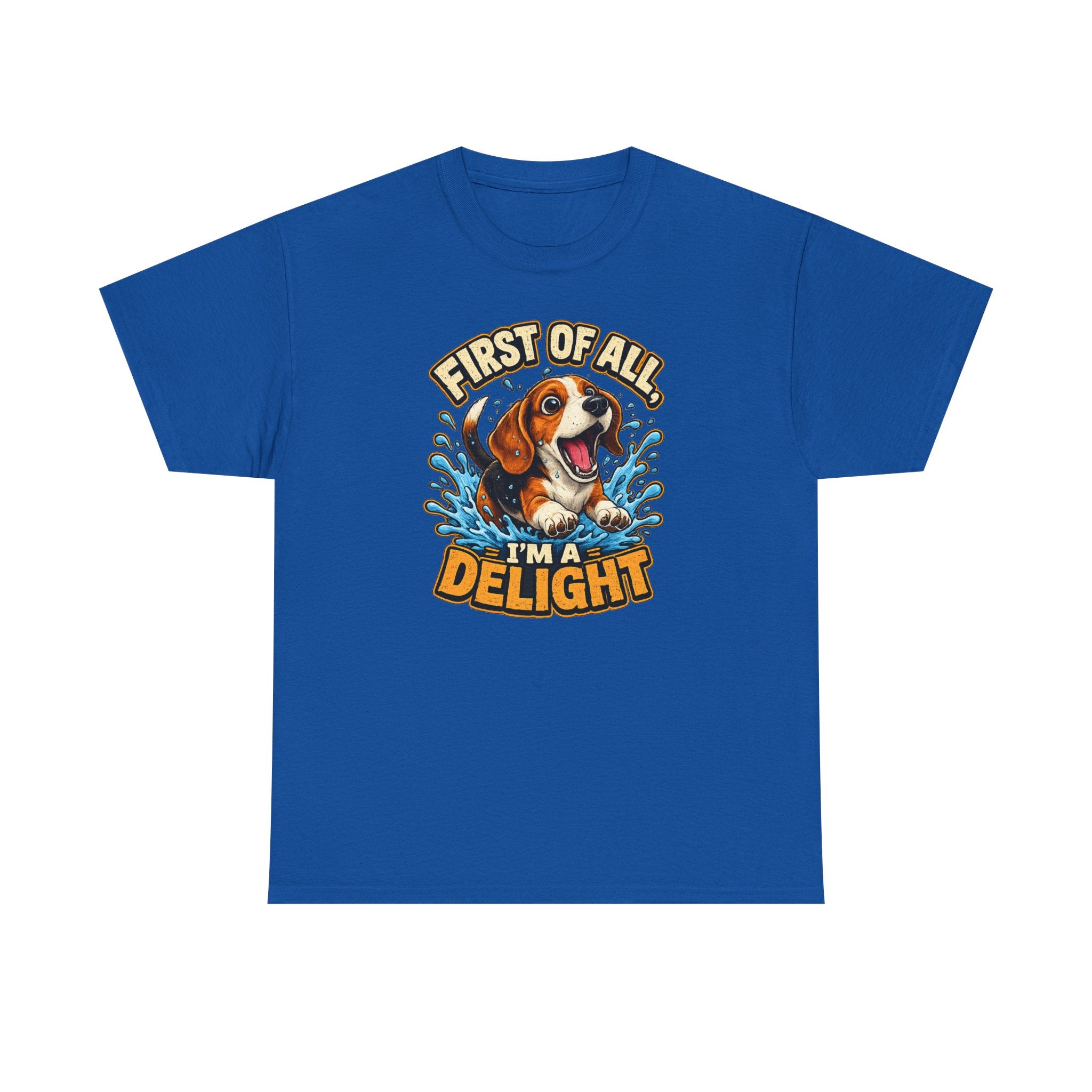 Delightful Beagle Splash T-Shirt