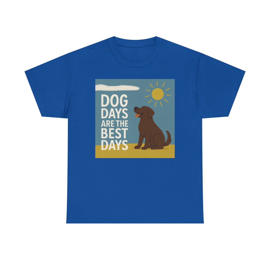 Dog Days Are the Best Days Chocolate Lab T-Shirt