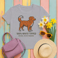 Nova Scotia Duck Tolling Retriever White-Tipped Tail T-shirt in Athletic Heather