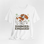 Brittany Spaniel Zoomies Engaged Tee