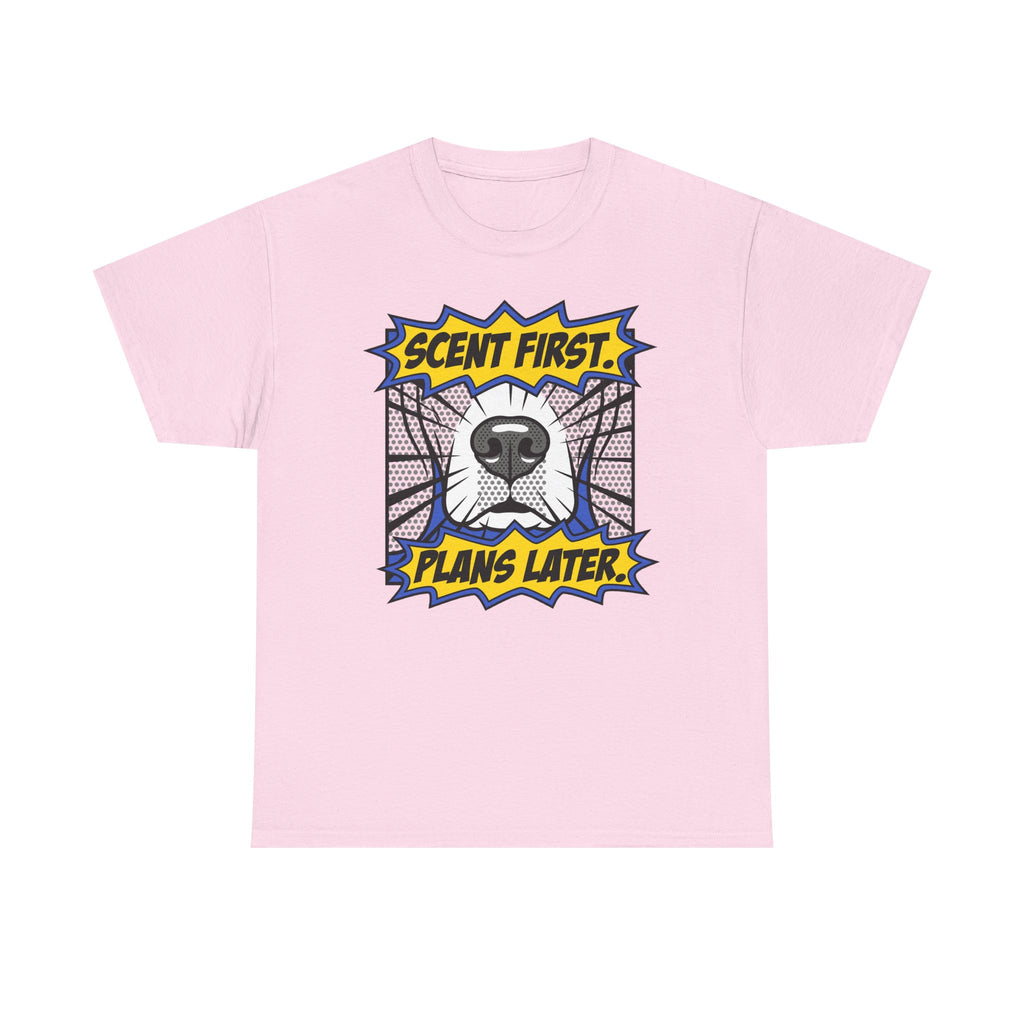 Scent First. Plans Later. Beagle T-Shirt