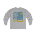 Sunny Doxie Days Long Sleeve Tee in Sport Grey