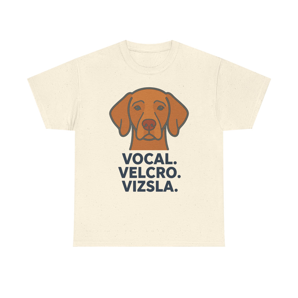 Vocal. Velcro. Vizsla. Premium T-Shirt
