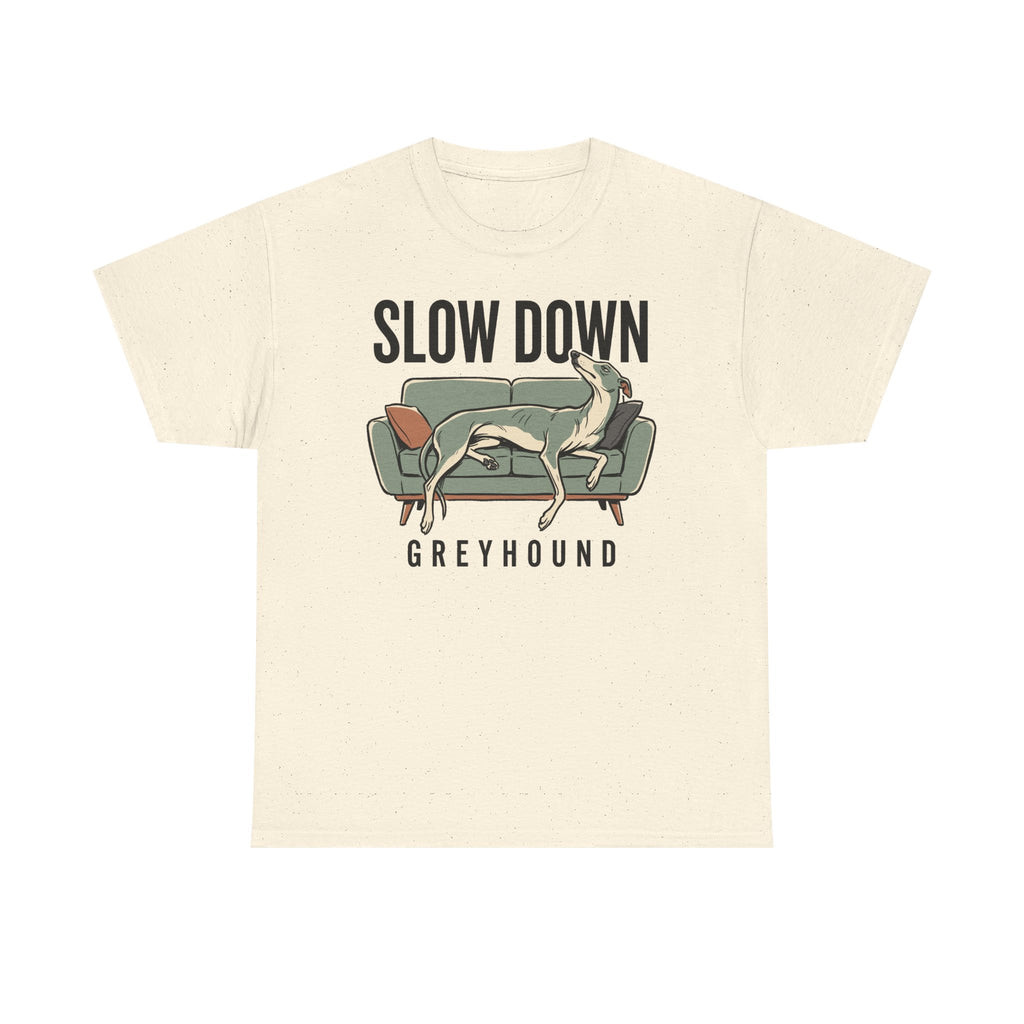 Premium Slow Down Greyhound Art T-Shirt