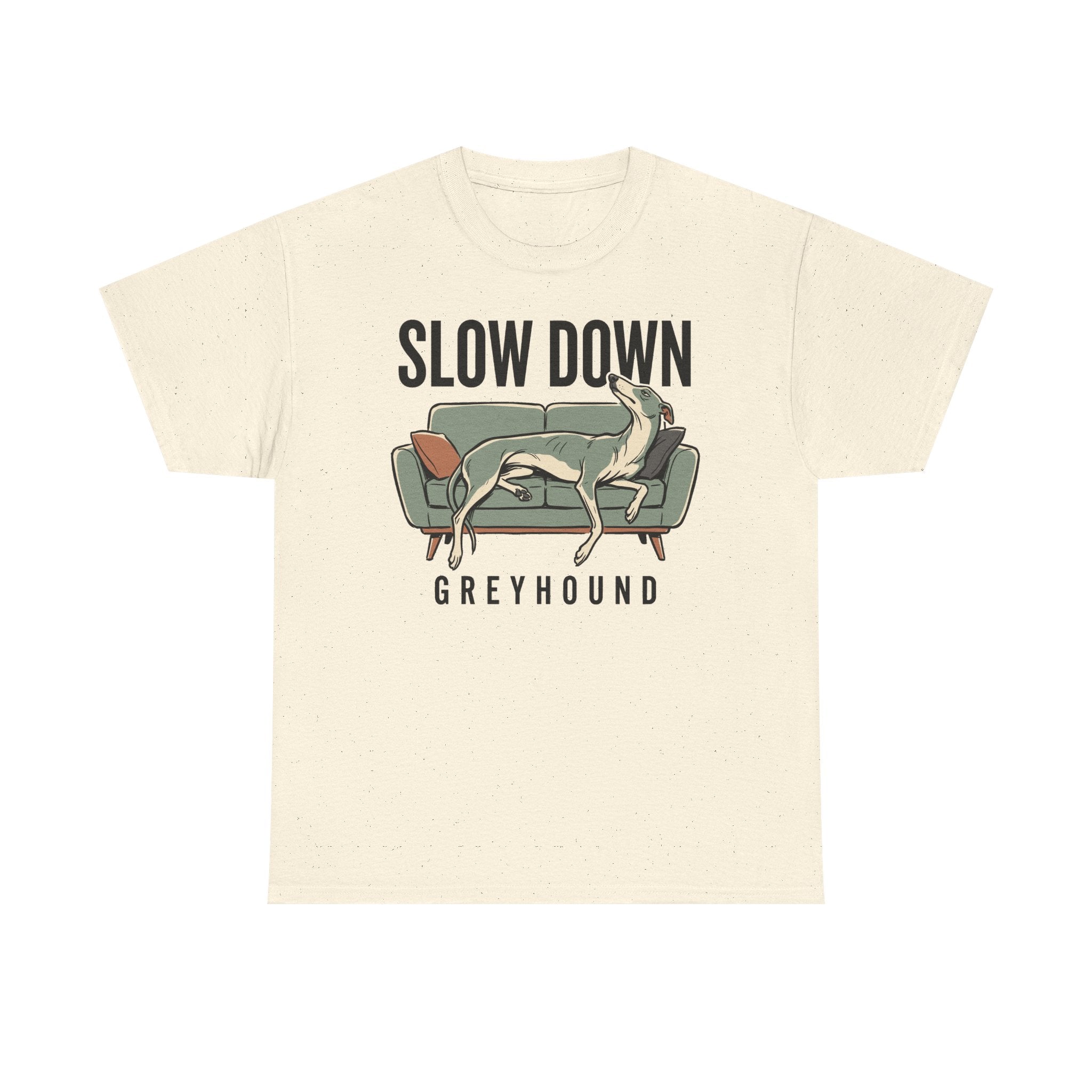 Premium Slow Down Greyhound Art T-Shirt
