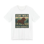 Boykin Spaniel Stay Wild Chase Squirrels Tee