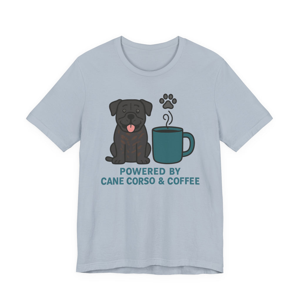 Powered by Cane Corso & Coffee t-shirt, view 5