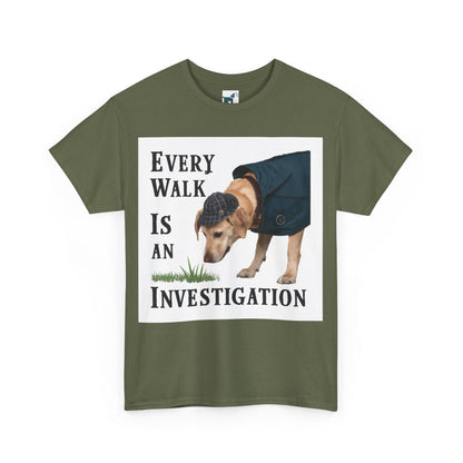 Labrador Every Walk is an Investigation T-Shirt T-Shirt