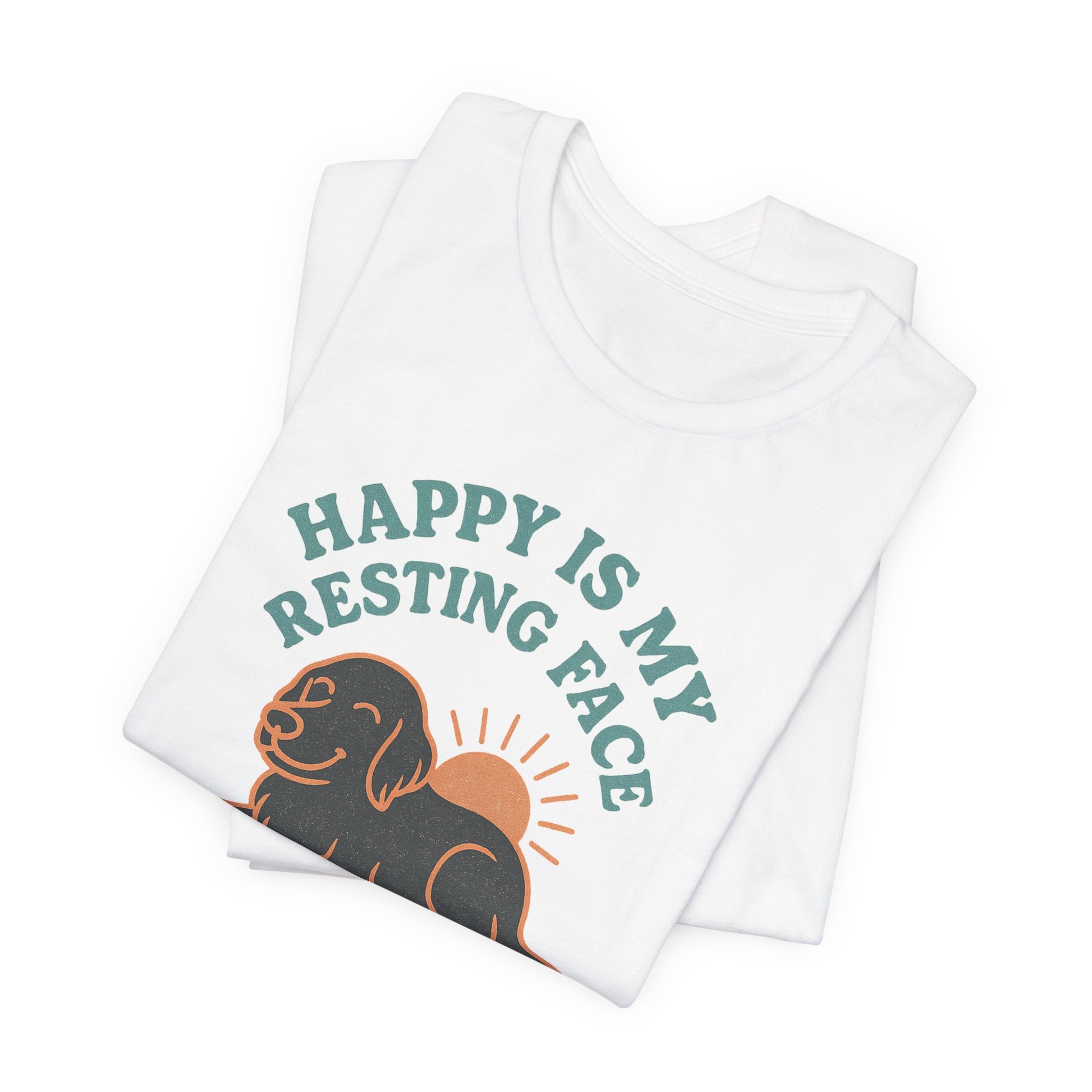 Flat-Coat Happy Is My Resting Face Tee