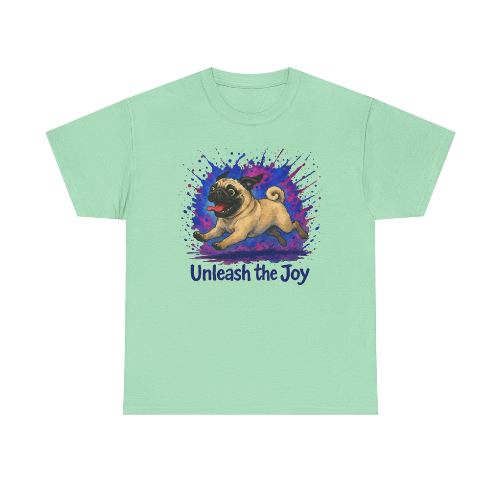 Joyful Pug Splash T-Shirt