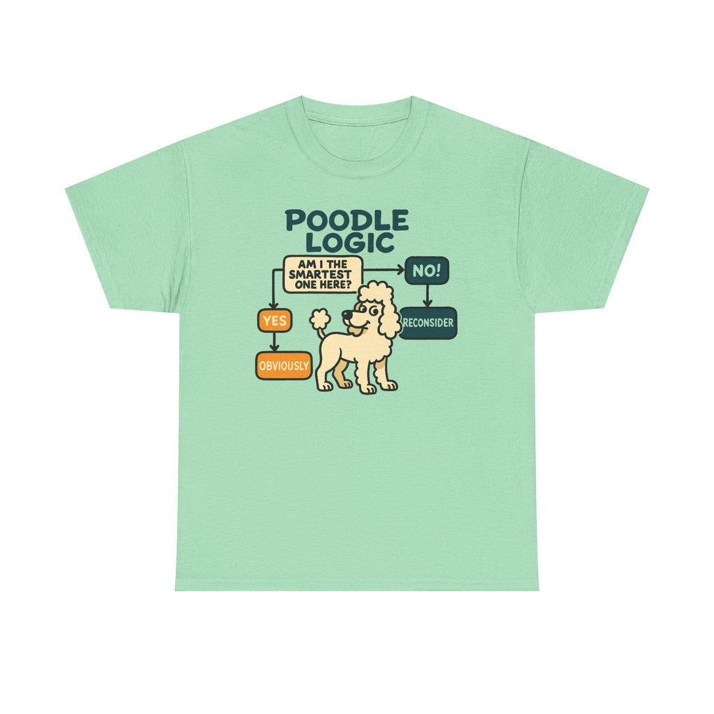 Poodle Logic: Am I the Smartest? Humor T-Shirt