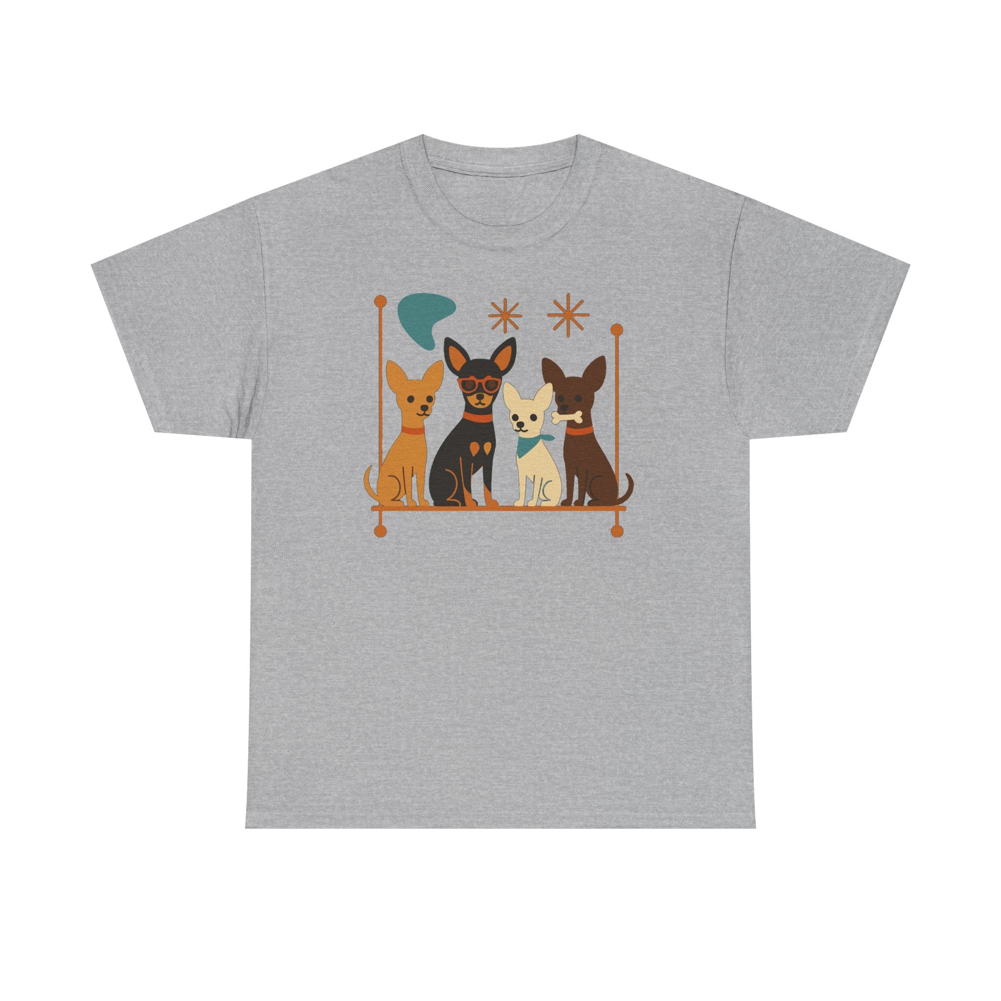 Mid-Century Chihuahua Crew T-Shirt