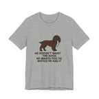 Field Spaniel He Doesn't Want The Sock Tee