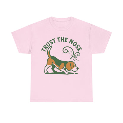 'Trust the nose' Sniffing Beagle T-Shirt
