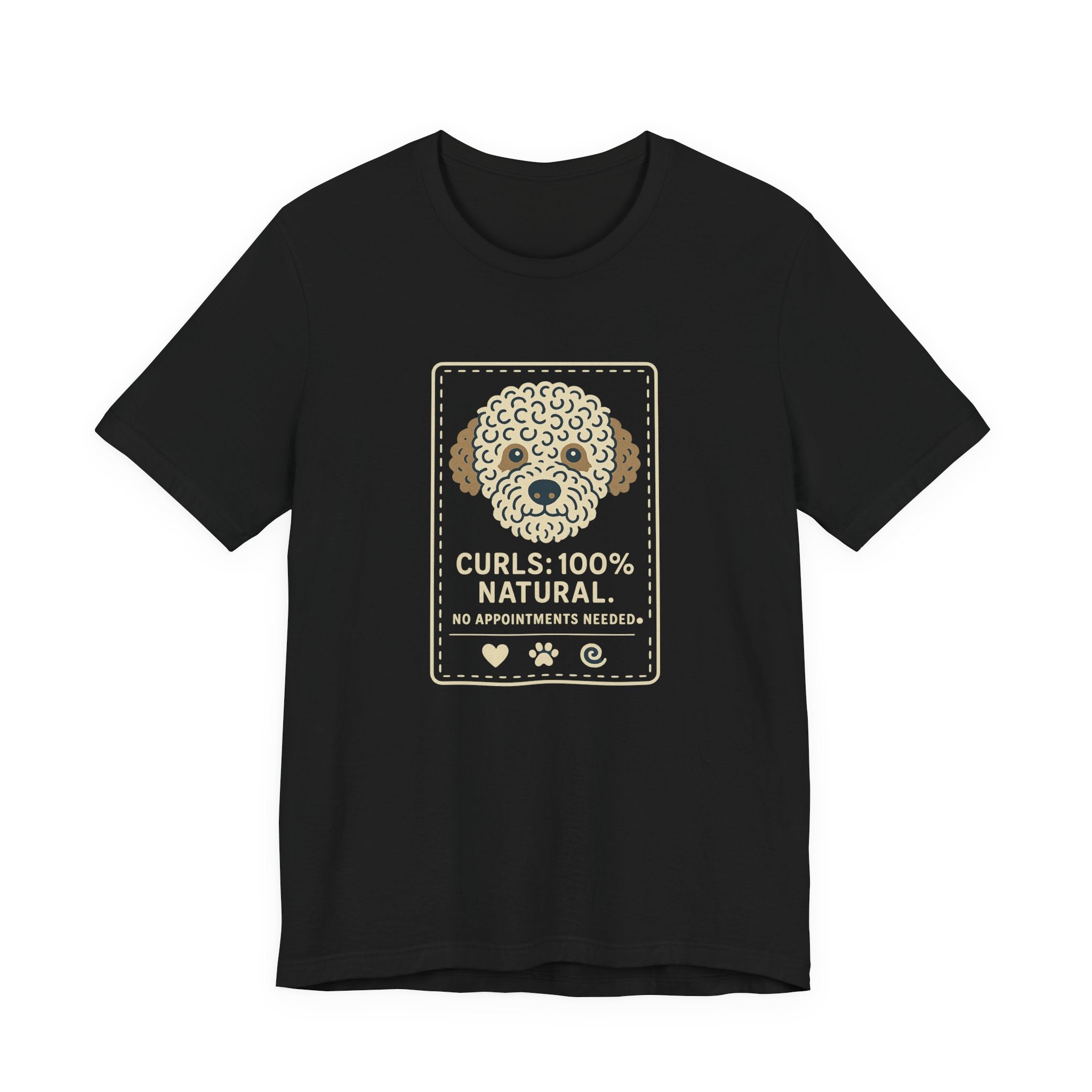 Lagotto Curls 100% Natural Tee