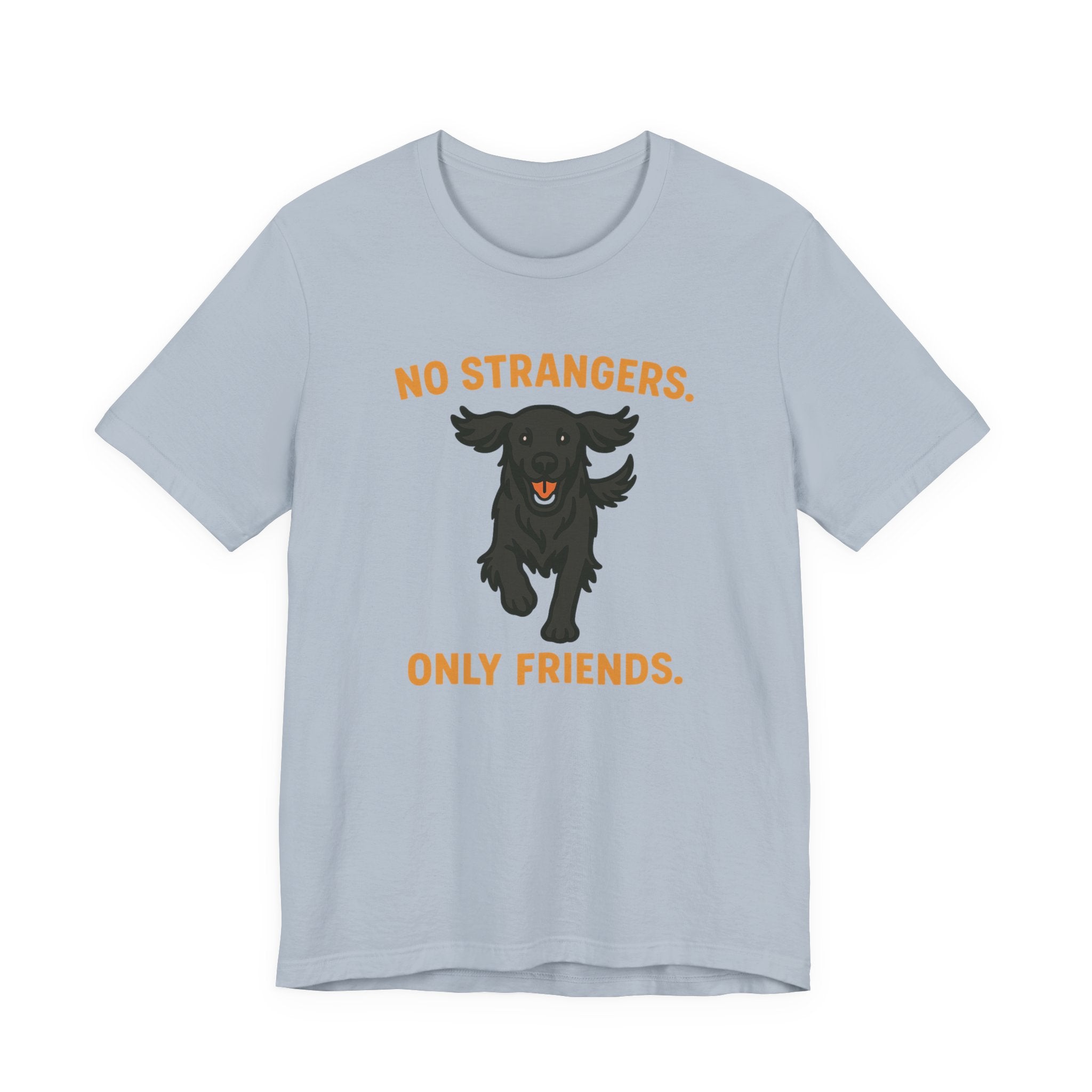 Flat-Coat No Strangers Only Friends Tee
