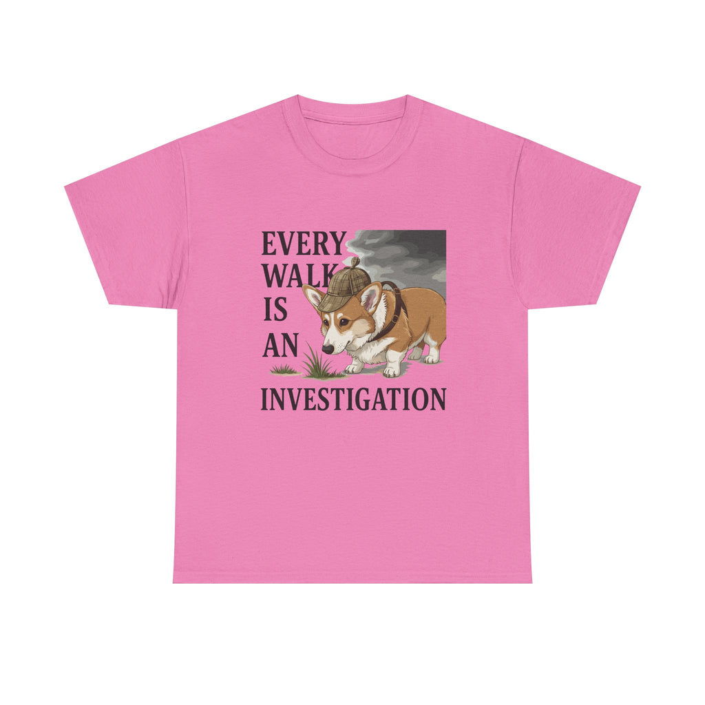 Every Walk Corgi Dog Detective T-Shirt