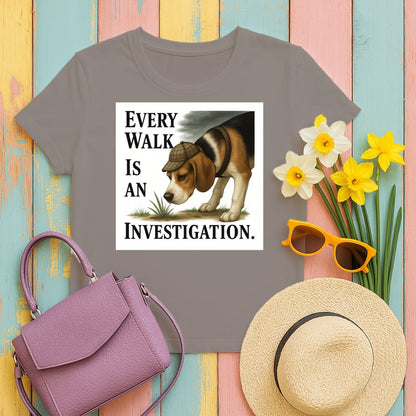 Every Walk Is An Investigation T-shirt product