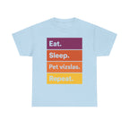 Eat Sleep Pet Vizslas Repeat T-Shirt