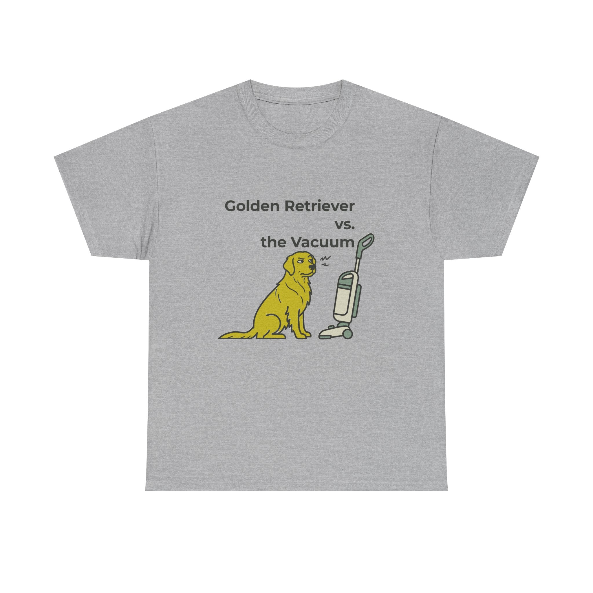 Golden Retriever vs. The Vacuum T-Shirt