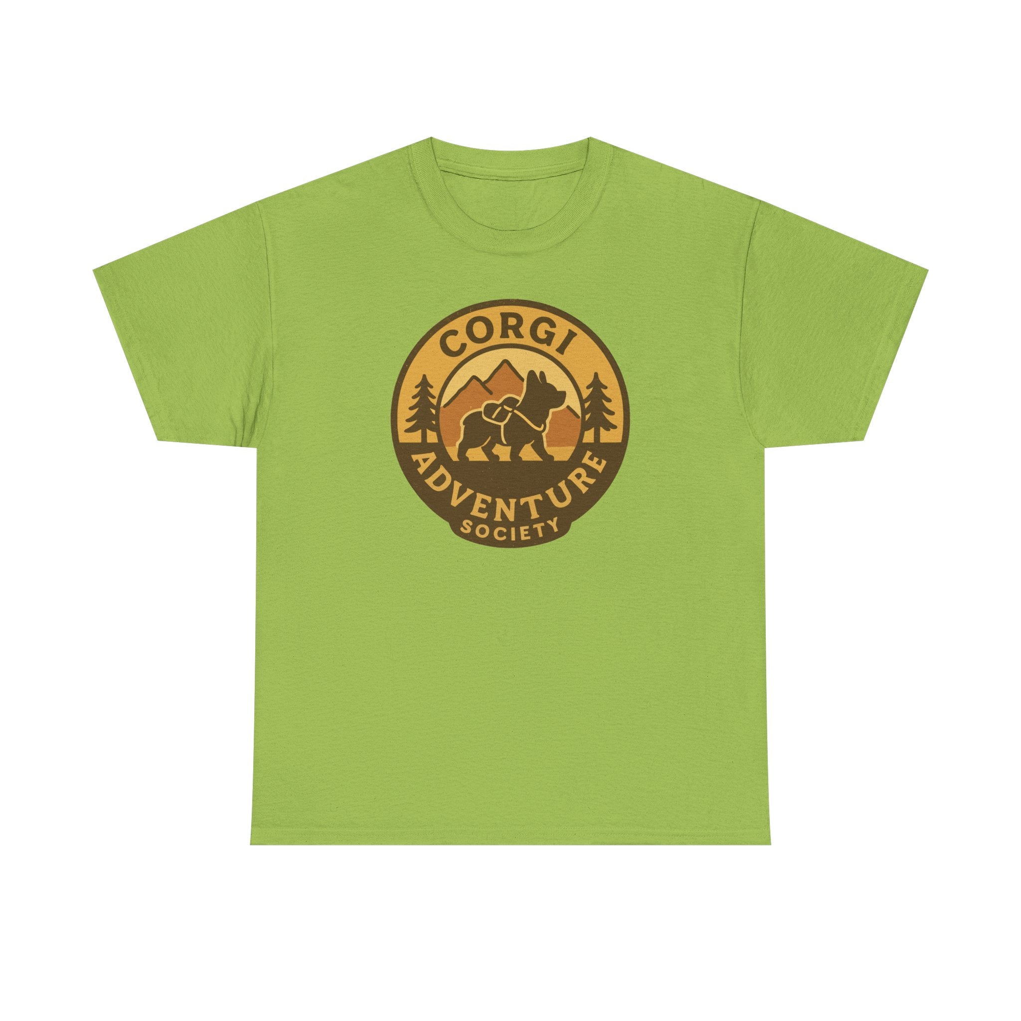 Outdoorsy Corgi Adventure Society T-Shirt