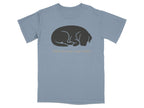 Take It Easy Nap Often Sleeping Dog Graphic T-shirt