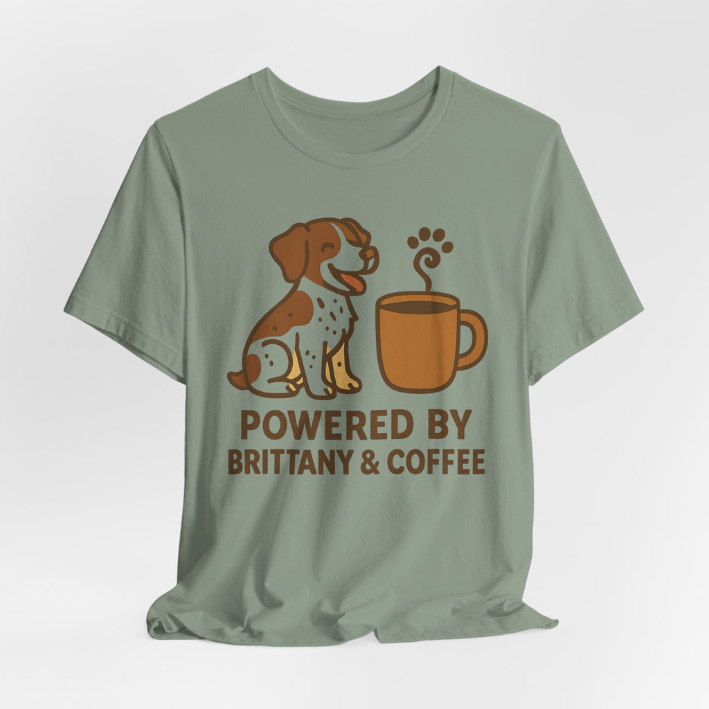 Powered By Brittany and Coffee Tee