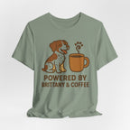 Powered By Brittany and Coffee Tee